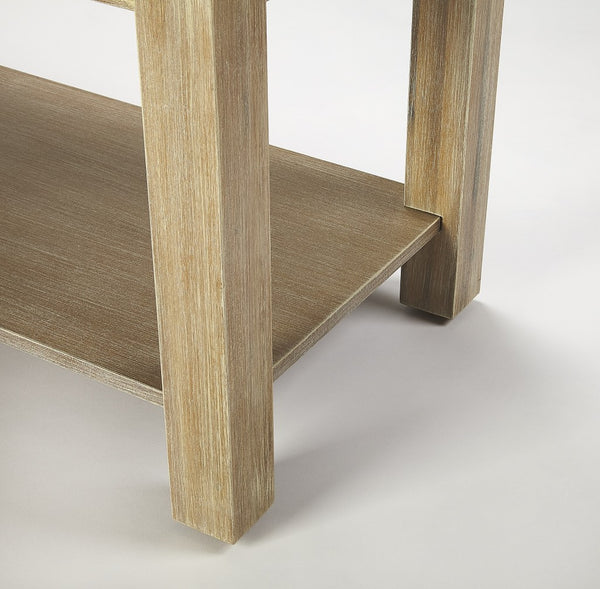 Homeroots Rustic Natural Urban Gray Buffet Cabinet  Wood 389812