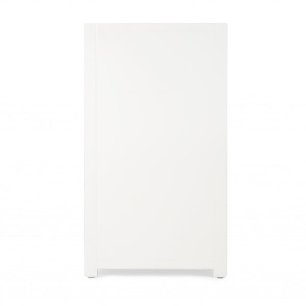 Homeroots 34" White Manufactured Wood Three Drawer Dresser  Manufactured Wood 389816