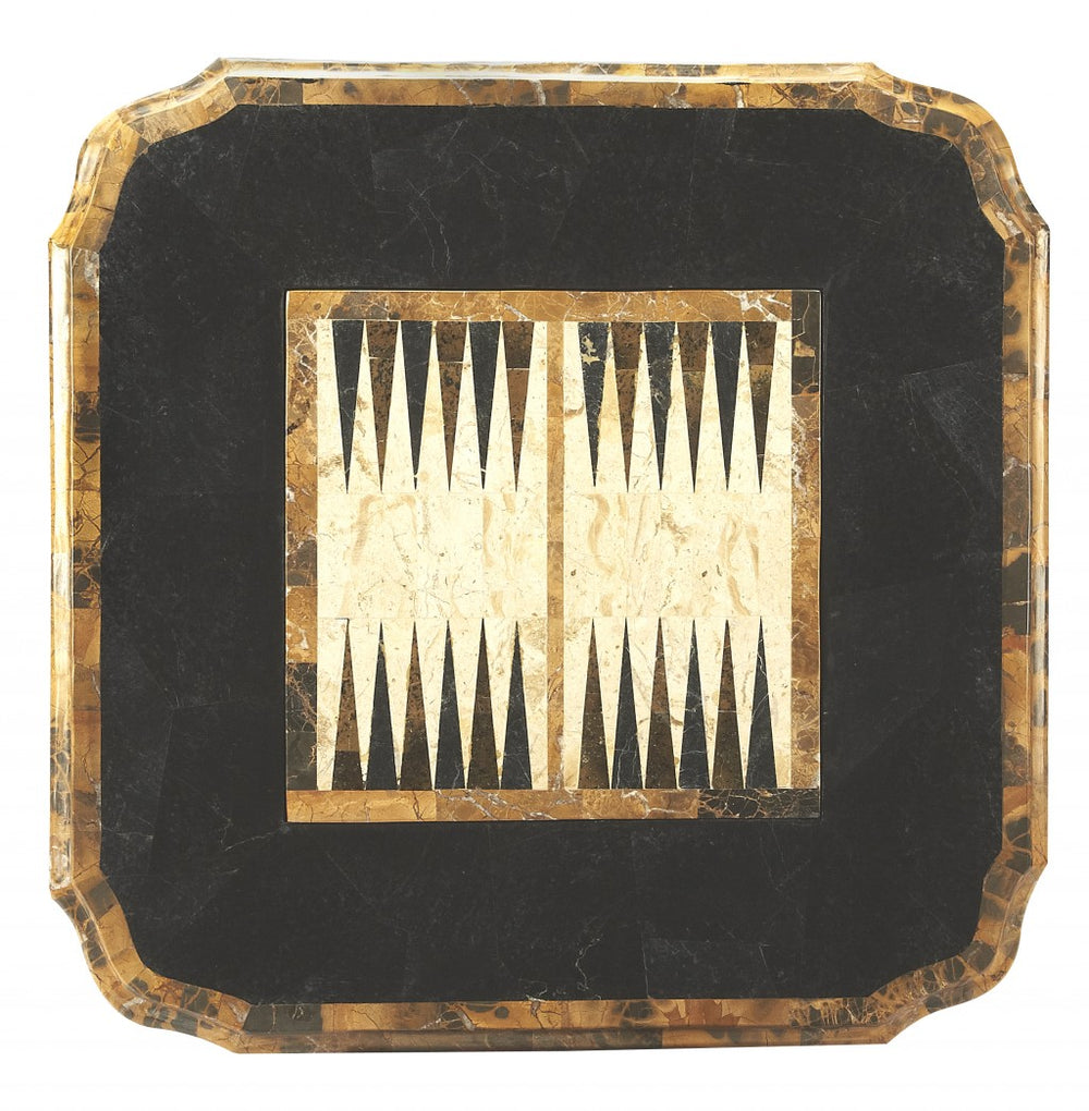 Homeroots Fossil Stone Game Table   389883