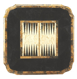 Homeroots Fossil Stone Game Table   389883