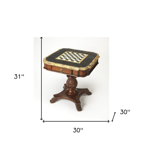 Homeroots Fossil Stone Game Table   389883