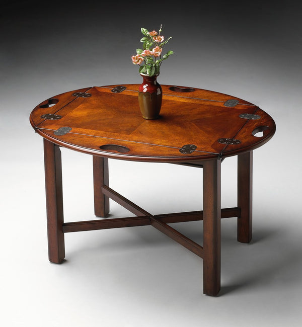 Homeroots Traditional Cherry Table   389889