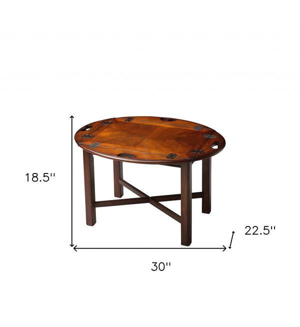 Homeroots Traditional Cherry Table   389889