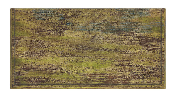 Homeroots Mesa Carved Wooden Trunk Coffee Table   389890