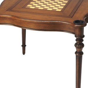 HomeRoots 32" Brown Solid Wood Square Coffee Table - Timeless Design for Living Room, Office & Game Nights 389893
