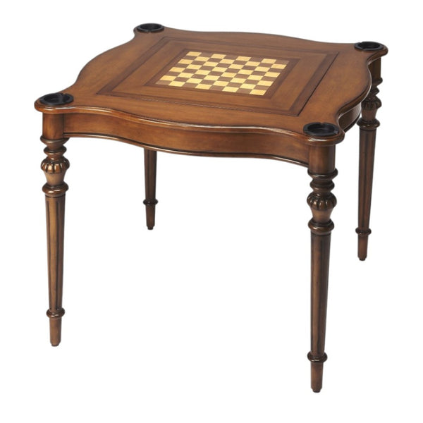 HomeRoots 32" Brown Solid Wood Square Coffee Table - Timeless Design for Living Room, Office & Game Nights 389893