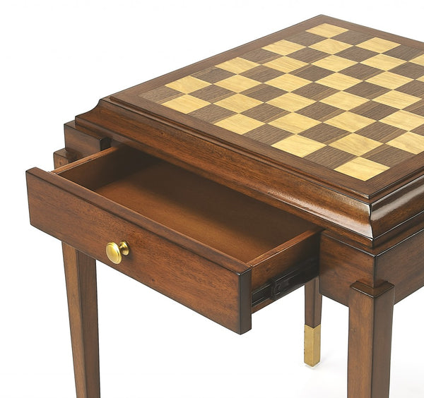 Homeroots Antique Cherry Game Table   389894
