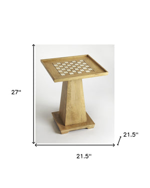 Homeroots Updated Natural Wood Game Table   389895