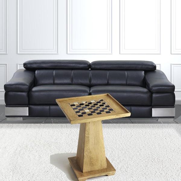 Homeroots Updated Natural Wood Game Table   389895