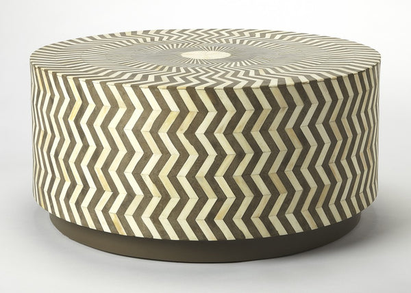 Homeroots Bone Inlay Coffee Table   389897