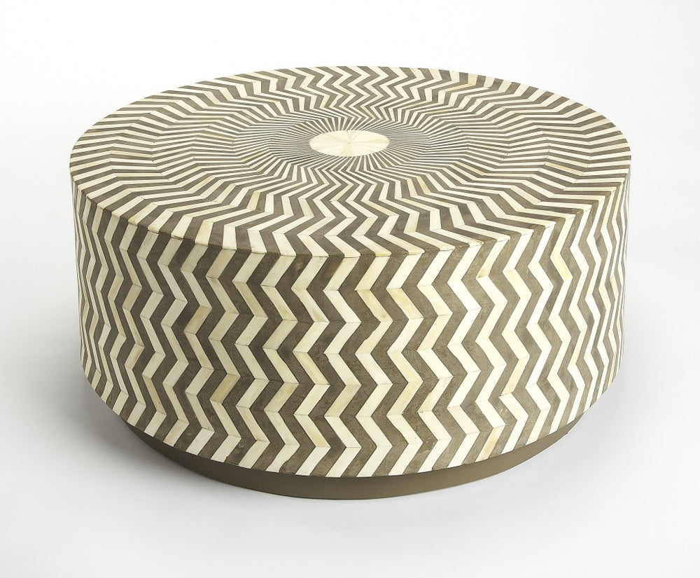 Homeroots Bone Inlay Coffee Table   389897