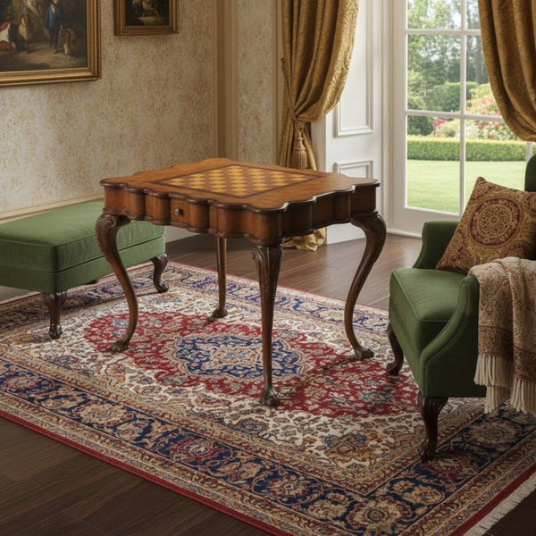 HomeRoots 39" Brown Wood Coffee Table – Classic Design with Hidden Drawer for Living Room & Office Use 389900
