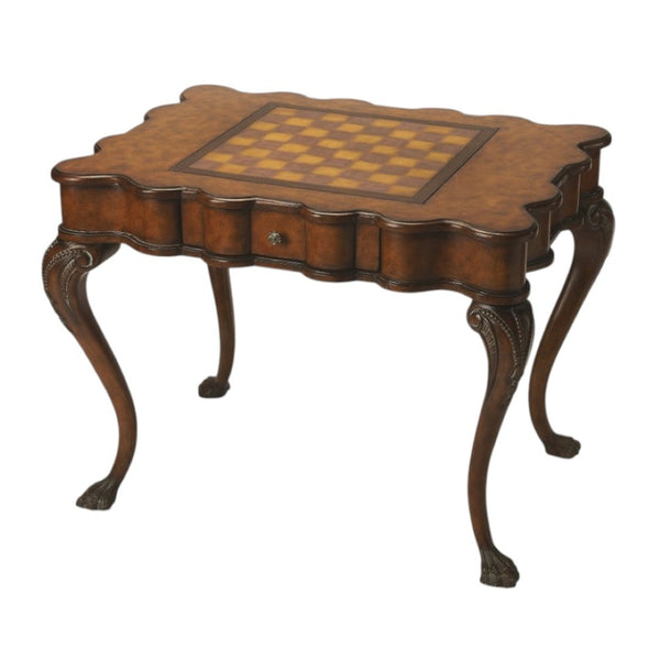 HomeRoots 39" Brown Wood Coffee Table – Classic Design with Hidden Drawer for Living Room & Office Use 389900