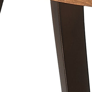 Homeroots Traditional Cherry Oval Accent Table   389902