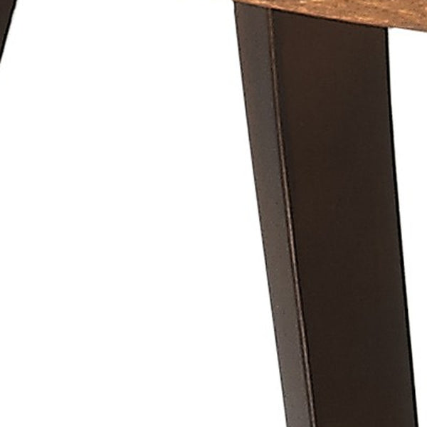 Homeroots Traditional Cherry Oval Accent Table   389902