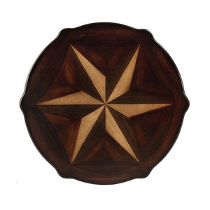 Homeroots 28" Brown Round Coffee Table   389906