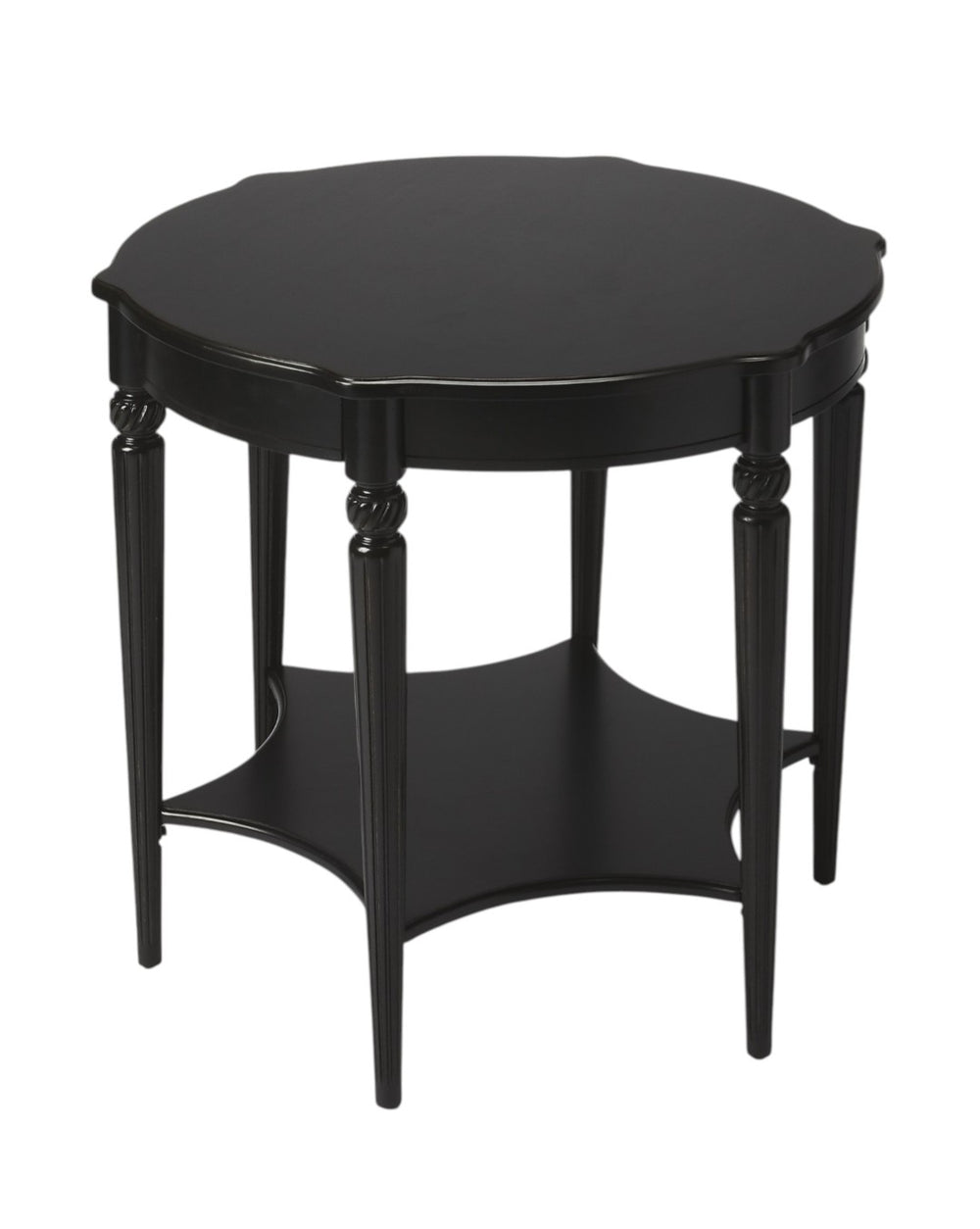 HomeRoots 28" Brown Wood Round Coffee Table with Stylish Shelf – Perfect for Modern & Traditional Spaces! 389908