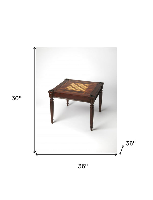 Homeroots Traditional Cherry Multi Game Table   389911