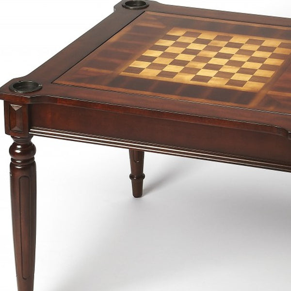 Homeroots Traditional Cherry Multi Game Table   389911