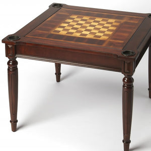 Homeroots Traditional Cherry Multi Game Table   389911