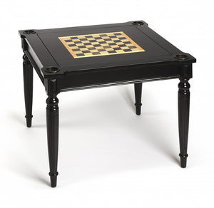 Homeroots 36" Black Manufactured Wood Square Coffee Table   389912