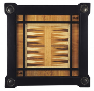 Homeroots 36" Black Manufactured Wood Square Coffee Table   389912