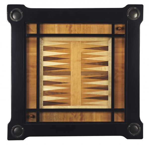 Homeroots 36" Black Manufactured Wood Square Coffee Table   389912