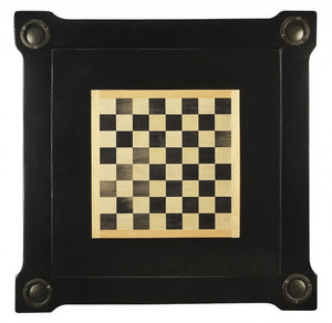 Homeroots 36" Black Manufactured Wood Square Coffee Table   389912