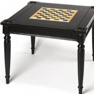 Homeroots 36" Black Manufactured Wood Square Coffee Table   389912