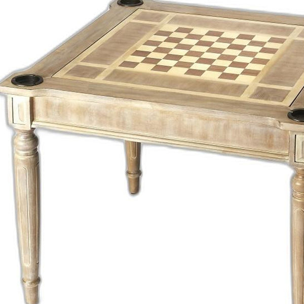 Homeroots 36" Gray Wood Square Coffee Table   389914