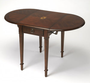 Homeroots Traditional Cherry Drop Leaf Table   389918