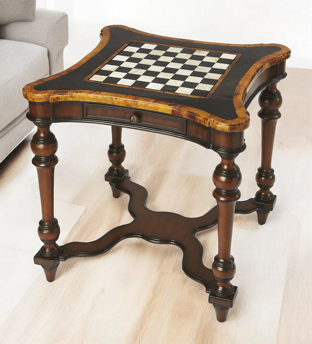 Homeroots 28" Brown Manufactured Wood Square Coffee Table   389919