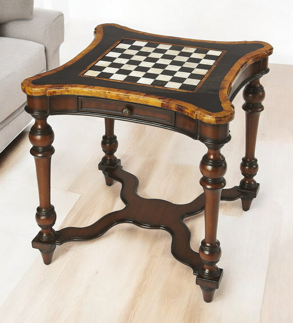 Homeroots 28" Brown Manufactured Wood Square Coffee Table   389919