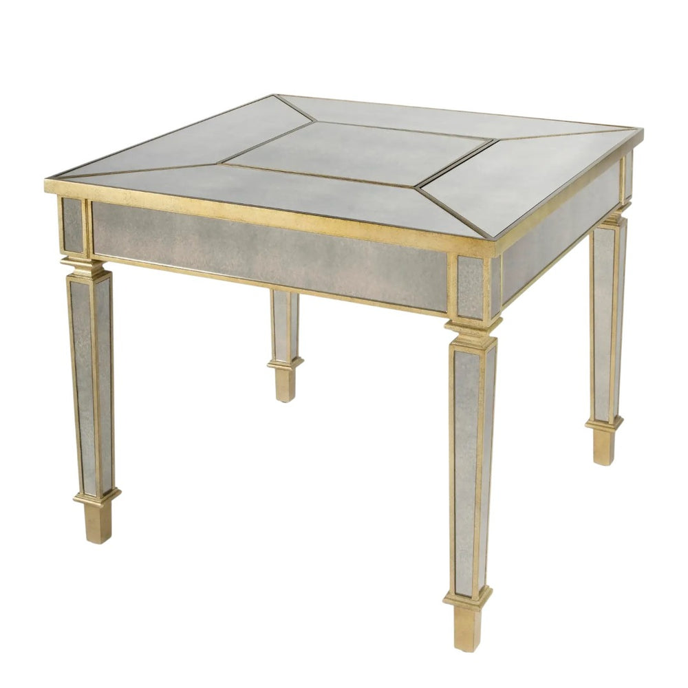 HomeRoots 36" Brown and Silver Wood Coffee Table - Stylish Centerpiece for Modern Living Room & Versatile Use 389922