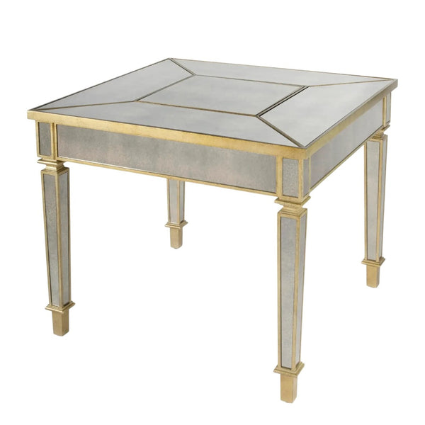 HomeRoots 36" Brown and Silver Wood Coffee Table - Stylish Centerpiece for Modern Living Room & Versatile Use 389922