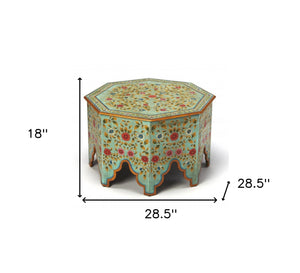 Homeroots Hand Painted Coffee Table   389932