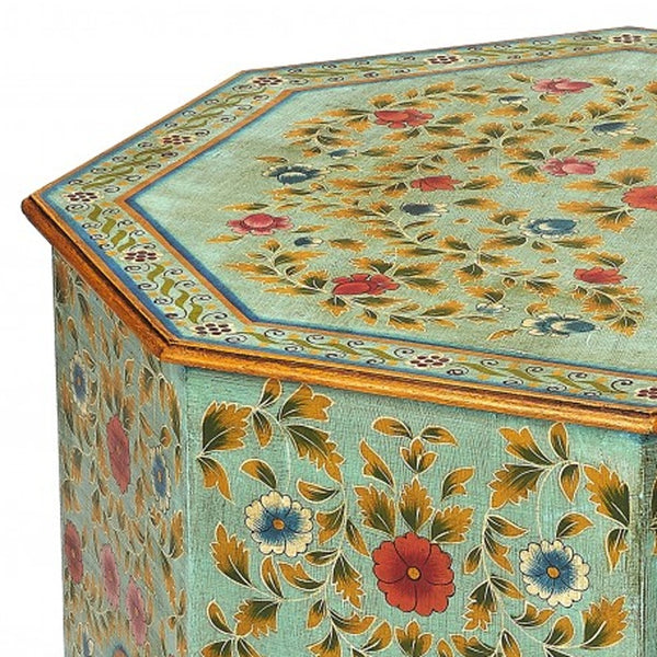 Homeroots Hand Painted Coffee Table   389932