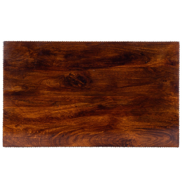 Homeroots Wood And Hand Painted Storage Coffee Table   389933