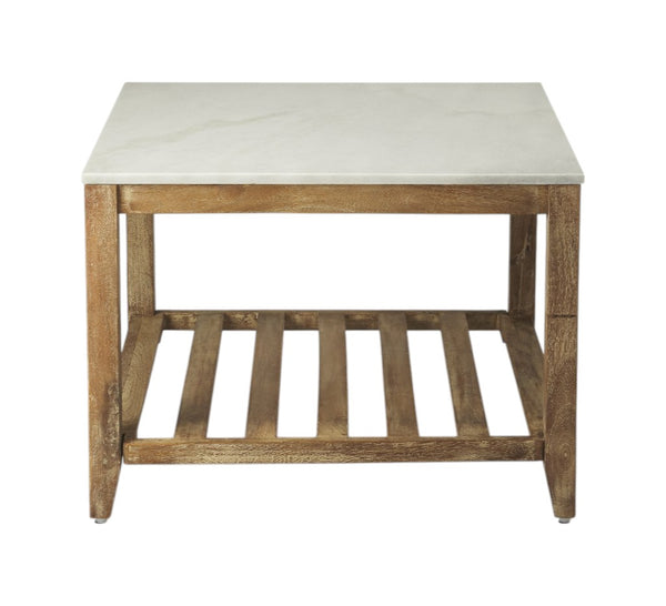 Homeroots Marble Bunching Coffee Table   389936