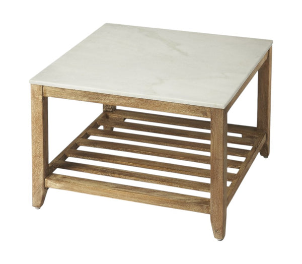 Homeroots Marble Bunching Coffee Table   389936