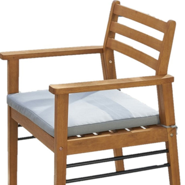 Homeroots Light Wood Dining Chair With Metal Supports  Wood 389991