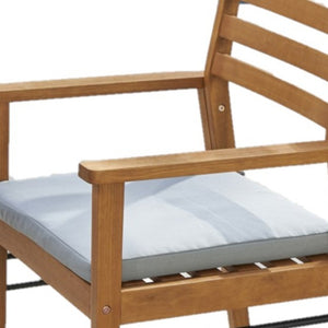 Homeroots Light Wood Dining Chair With Metal Supports  Wood 389991