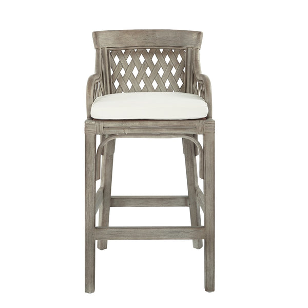 OSP Home Furnishings Plantation Bar Stool Grey
