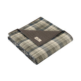 Woolrich Tasha Lodge/Cabin Quilted Throw WR50-1782 Tan