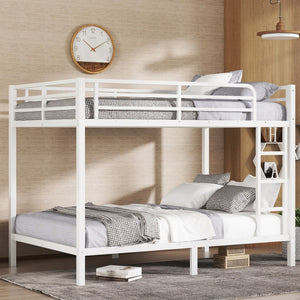 English Elm Twin Xl Solid Pine Loft Bed with Built-in Led Lighting and Storage Shelves W1580S00415