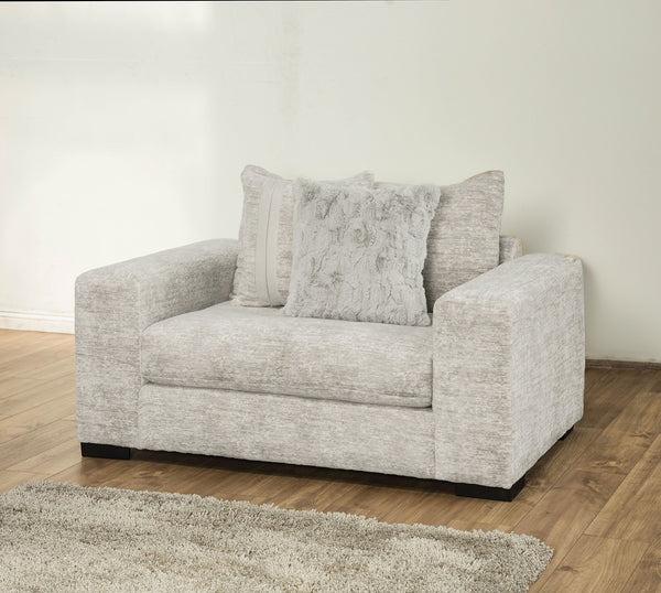 English Elm Transitional High Back Stripe Chair with Rolled Arms for Coastal Comfort and Supportive Seating Appeal Gray 61 L x 42 W x 32 H B2741P378644