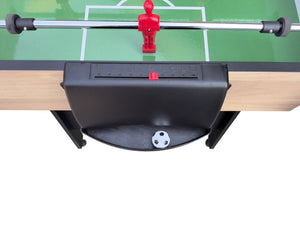 English Elm Soccer Foosball Table 4 Foot Chrome Rod Mdf Game Room Family Indoor Play W1936P304934