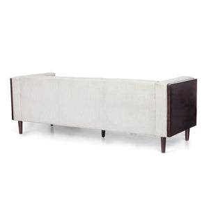 English Elm Christopher Knight Home® - 69871.00Abge_69871.00Bbge Elegant 3-Seater Sofa With Mid-Century Charm And Plush Beige Upholstery N771P225911M_N771P225927M