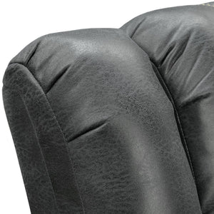 English Elm Wallace & Bay - Gray Gliding Recliner — Slate Gray Fabric Recliner with Smooth Glide, Classic Style, Easy Care Comfort B361P384420