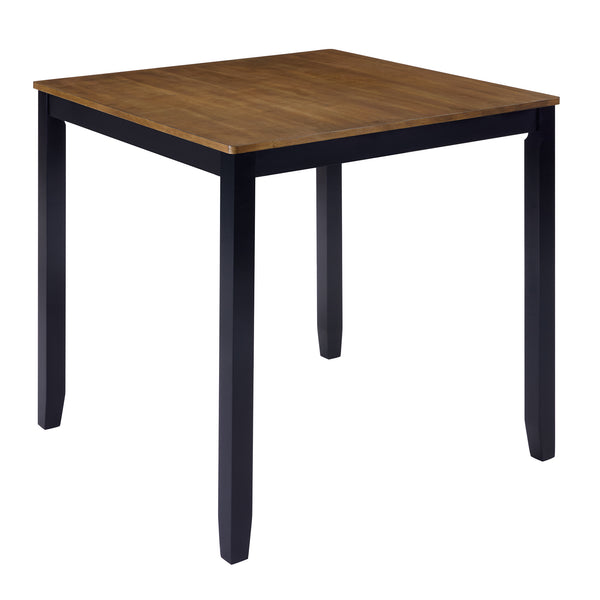 English Elm 5-Piece Modern Dining Set for 4 with Waterproof Wood-Grain Top, X-Back Chairs, Linen Comfort, Stable Frame Beige,Black,Oak W1998S00082